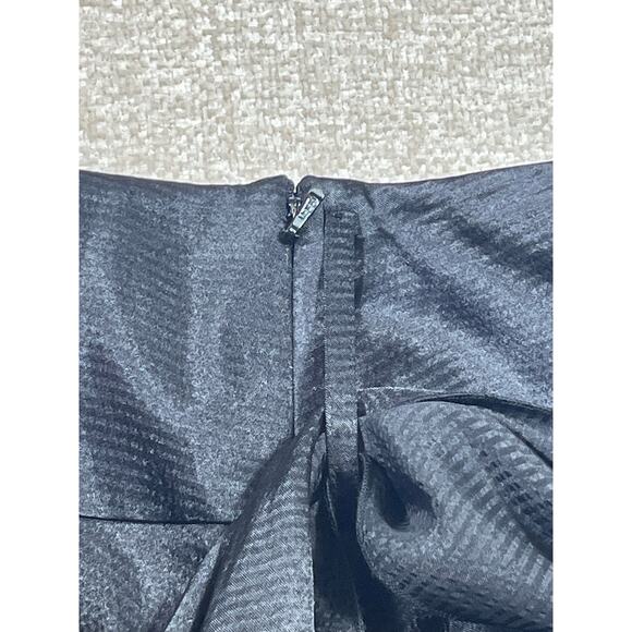 Cache Womens Size 2 Black A-Line Pleated Knee Length Skirt Classic Career Party - Picture 8 of 9